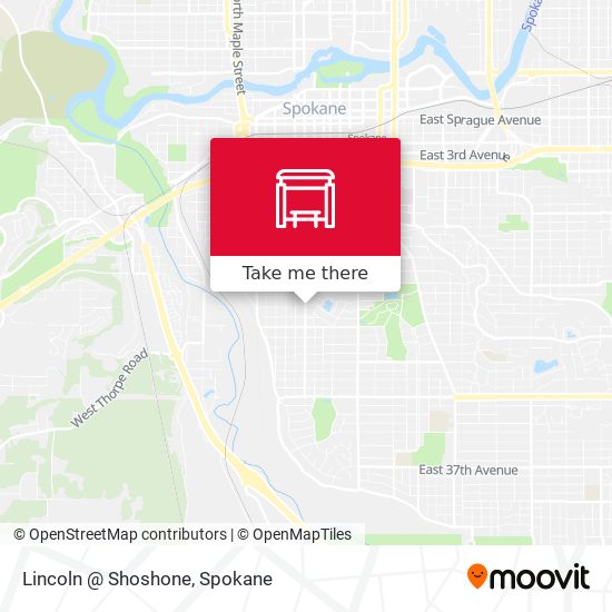 Mapa de Lincoln @ Shoshone