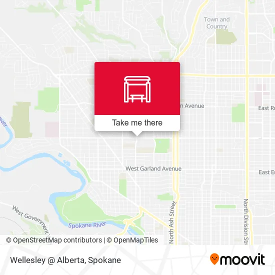Mapa de Wellesley @ Alberta