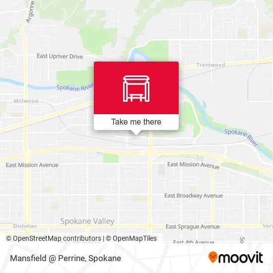 Mansfield @ Perrine map