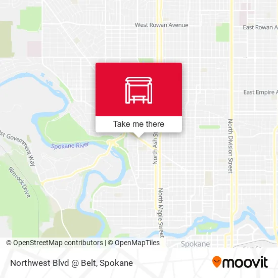 Mapa de Northwest Blvd @ Belt