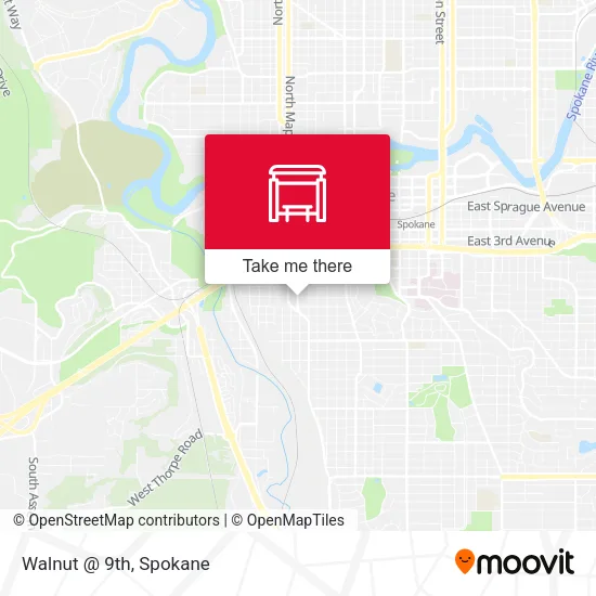 Mapa de Walnut @ 9th