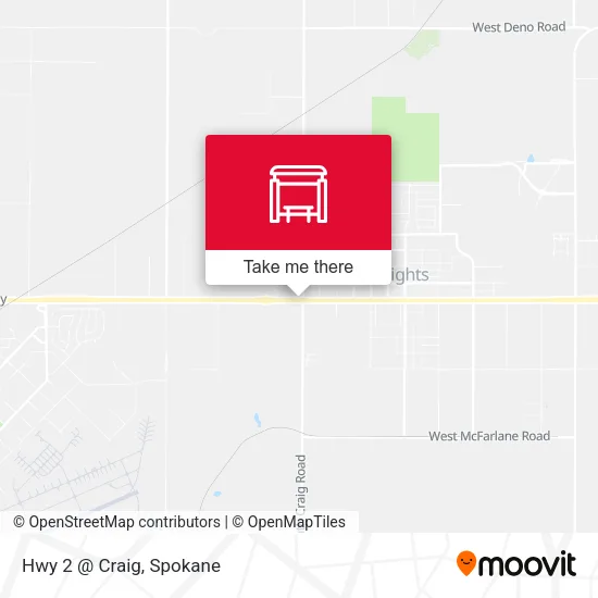 Mapa de Hwy 2 @ Craig