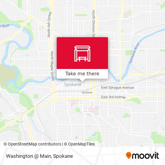 Washington @ Main map