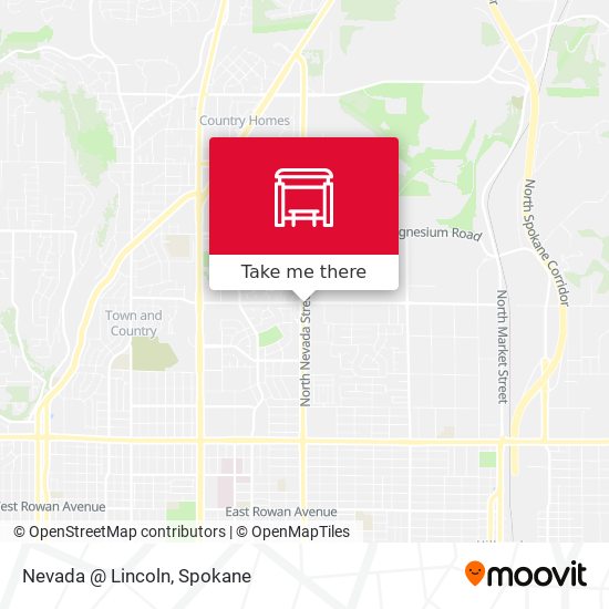 Nevada @ Lincoln map