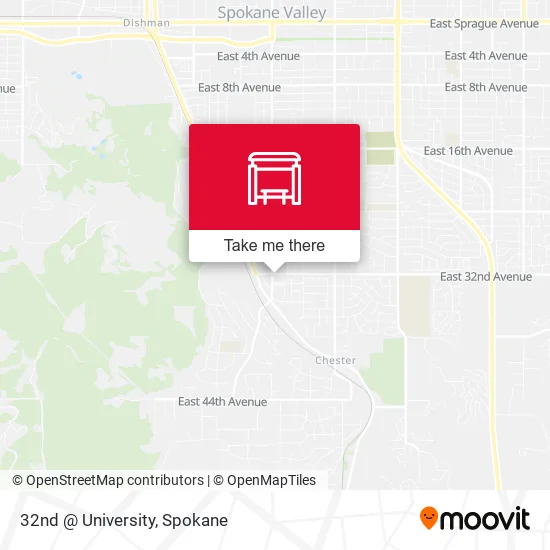 Mapa de 32nd @ University