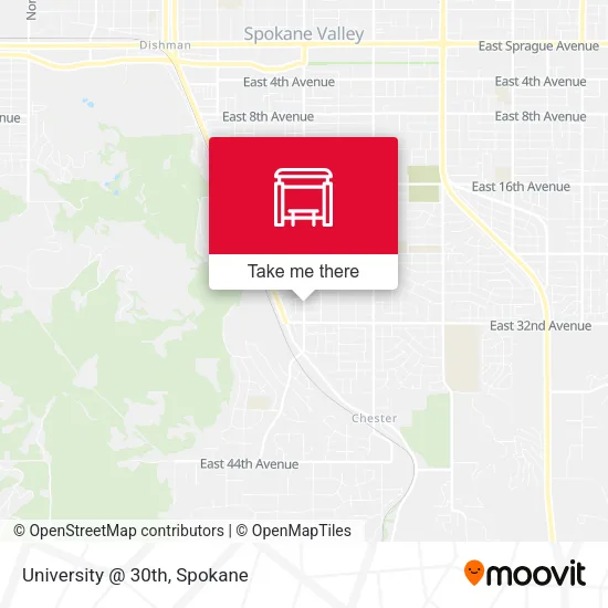 Mapa de University @ 30th