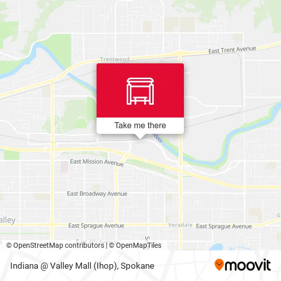 Mapa de Indiana @ Valley Mall (Ihop)
