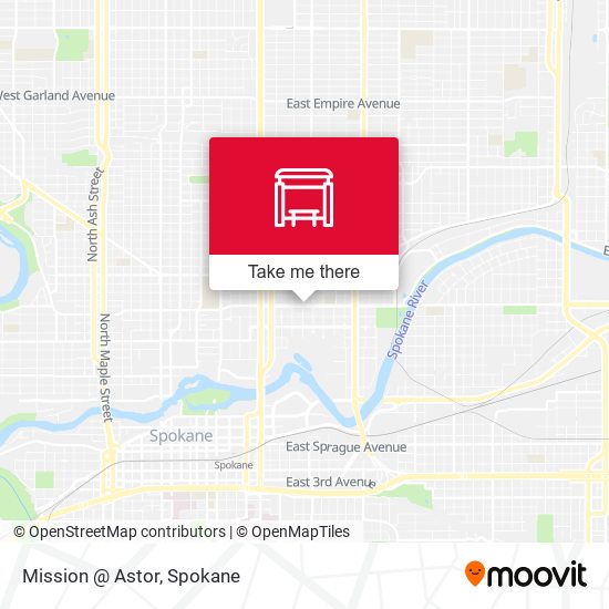 Mission @ Astor map
