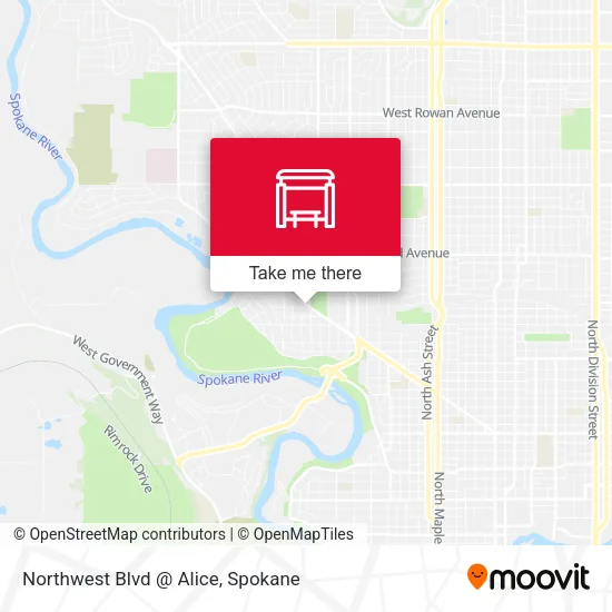 Mapa de Northwest Blvd @ Alice