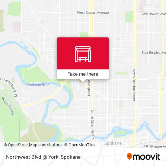 Mapa de Northwest Blvd @ York