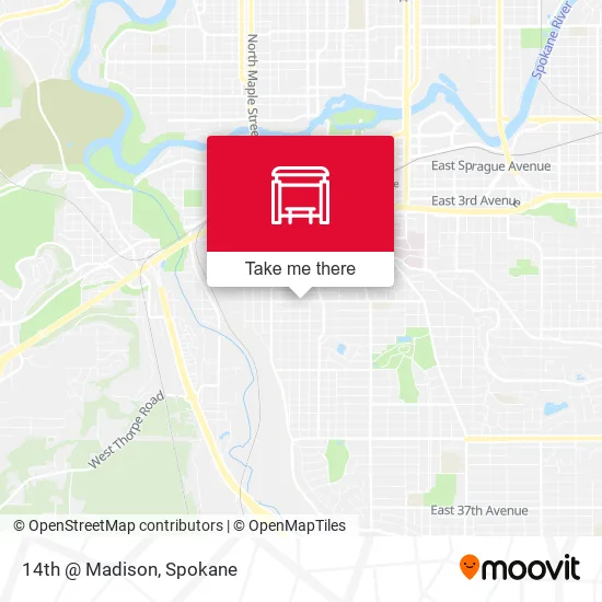 Mapa de 14th @ Madison