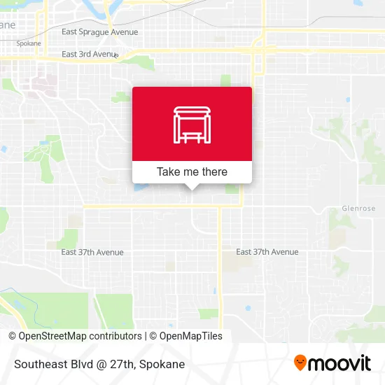 Mapa de Southeast Blvd @ 27th