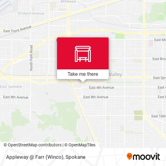 Mapa de Appleway @ Farr (Winco)