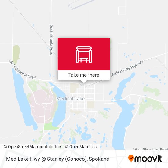 Med Lake Hwy @ Stanley (Conoco) map