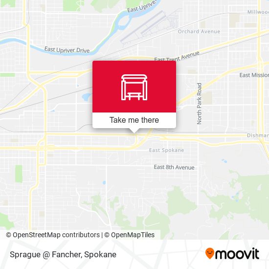 Sprague @ Fancher map