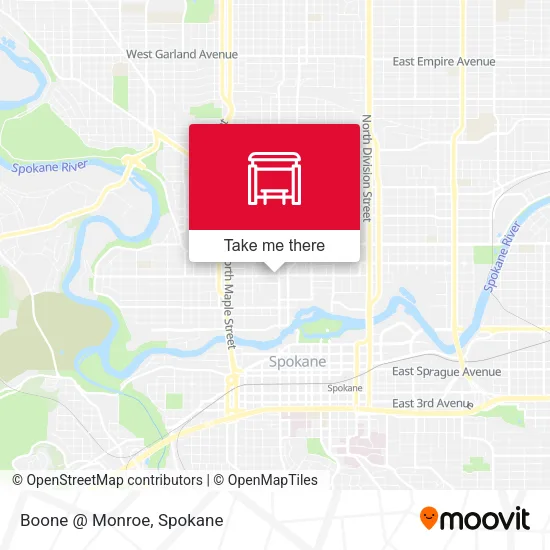 Mapa de Boone @ Monroe