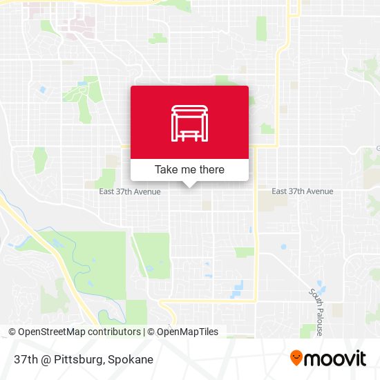 37th @ Pittsburg map