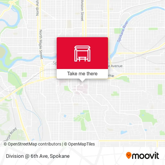 Division @ 6th Ave map