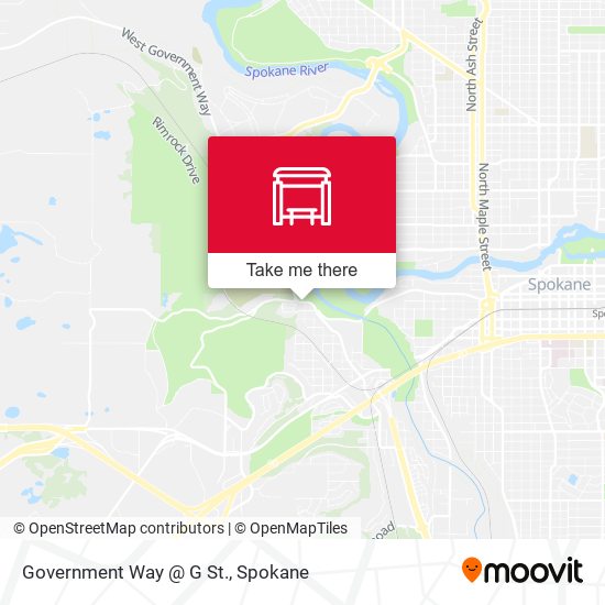 Government Way @ G St. map