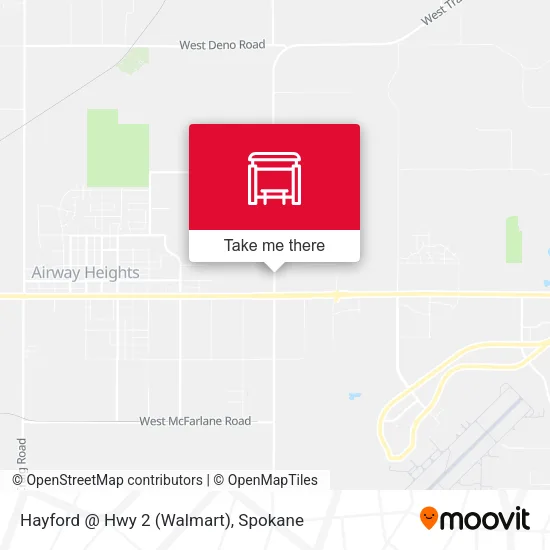 Mapa de Hayford @ Hwy 2 (Walmart)