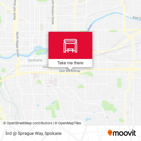 Mapa de 3rd @ Sprague Way