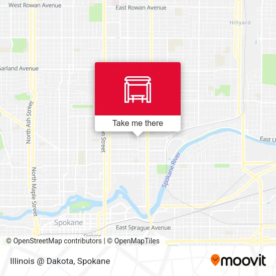 Illinois @ Dakota map
