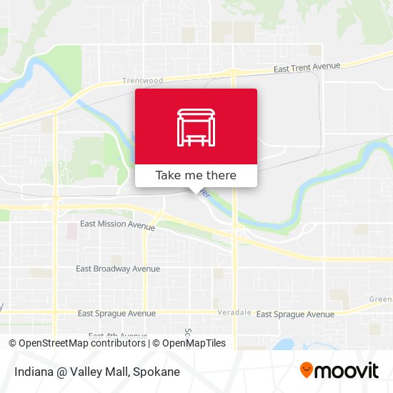Indiana @ Valley Mall map