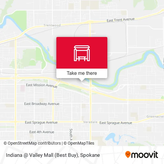 Indiana @ Valley Mall (Best Buy) map