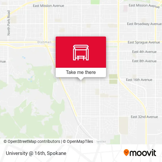 Mapa de University @ 16th