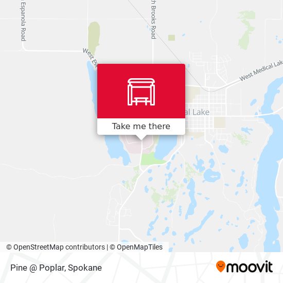 Pine @ Poplar map
