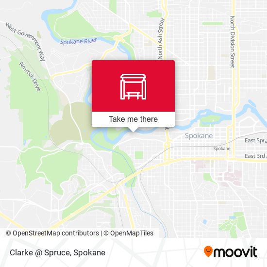 Clarke @ Spruce map