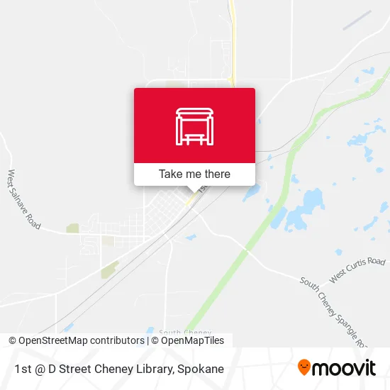 Mapa de 1st @ D Street Cheney Library