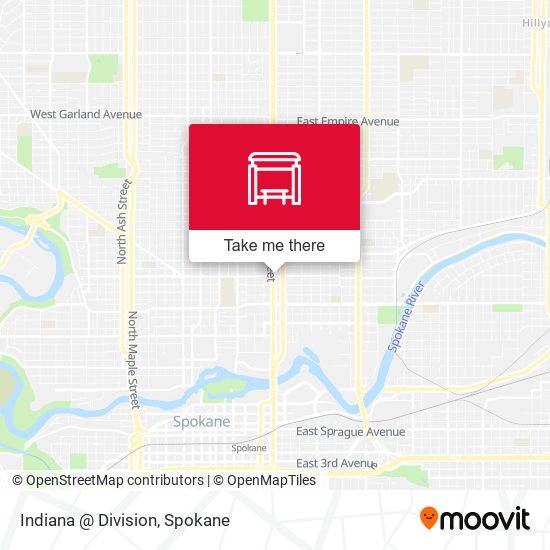 Mapa de Indiana @ Division