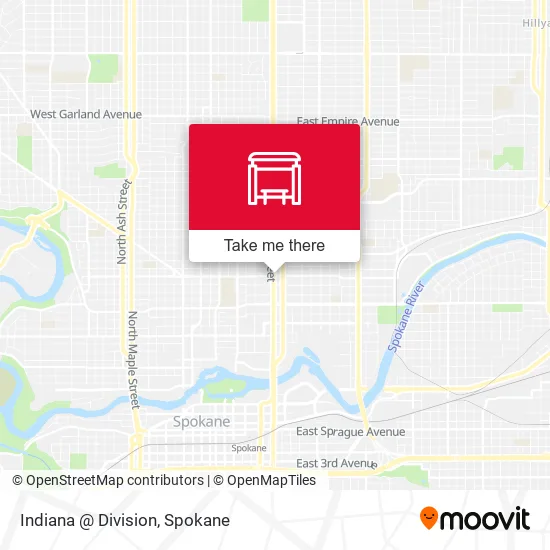 Mapa de Indiana @ Division