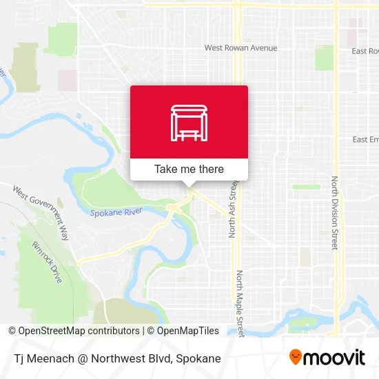 Mapa de Tj Meenach @ Northwest Blvd