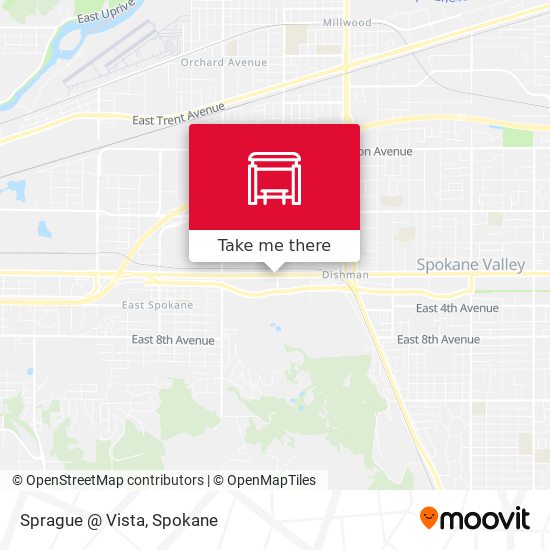 Sprague @ Vista map