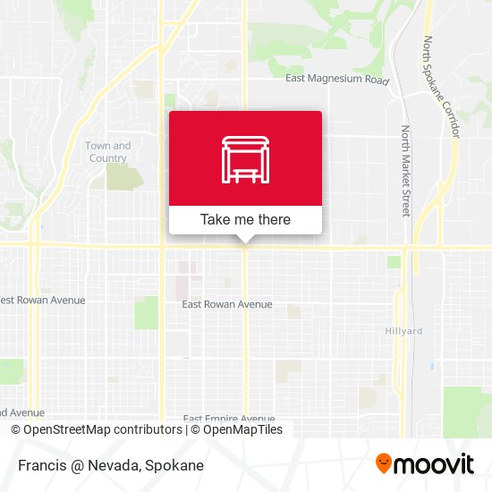 Francis @ Nevada map