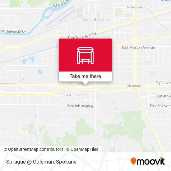 Sprague @ Coleman map
