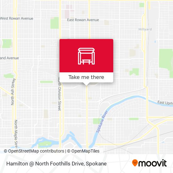 Hamilton @ North Foothills Drive map
