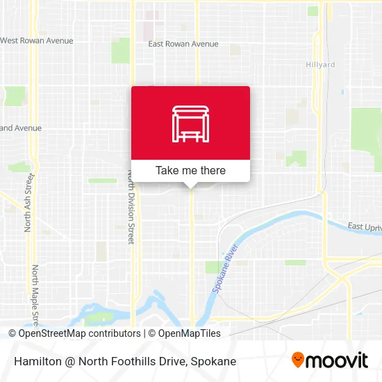 Mapa de Hamilton @ North Foothills Drive