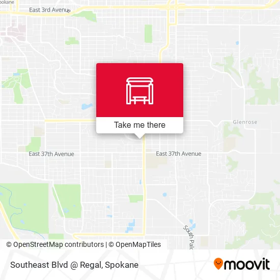 Mapa de Southeast Blvd @ Regal