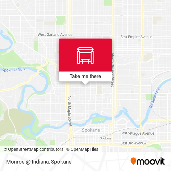 Mapa de Monroe @ Indiana