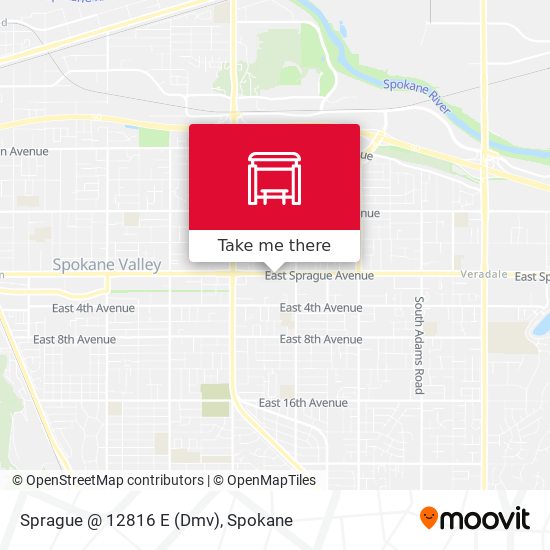 Sprague @ 12816 E (Dmv) map