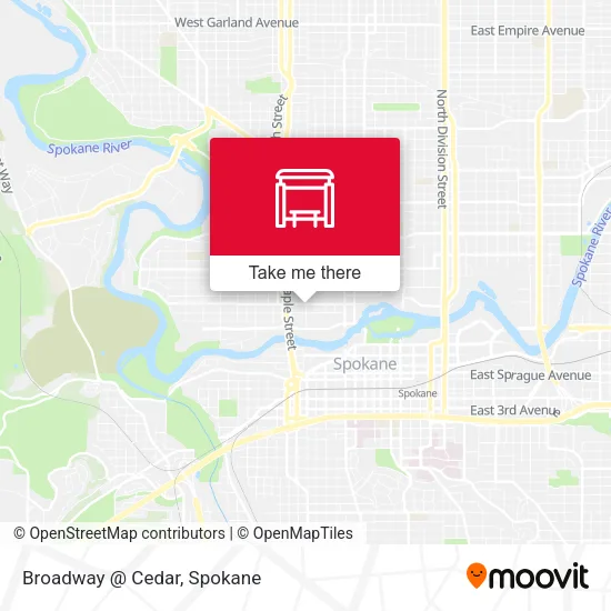 Mapa de Broadway @ Cedar