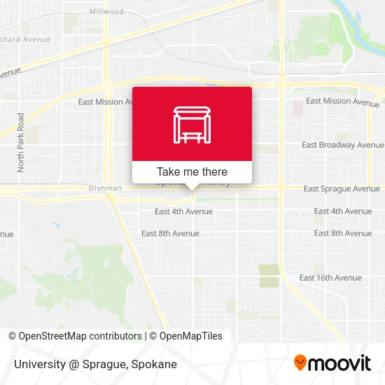 Mapa de University @ Sprague