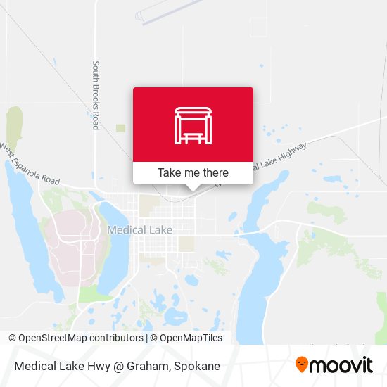 Mapa de Medical Lake Hwy @ Graham
