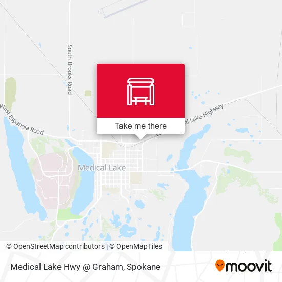 Mapa de Medical Lake Hwy @ Graham