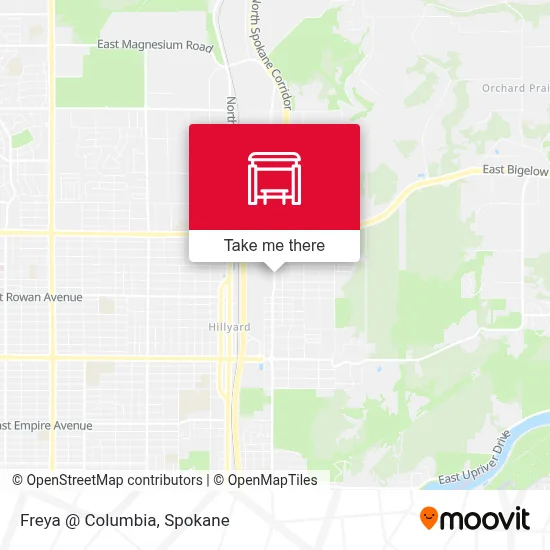 Freya @ Columbia map