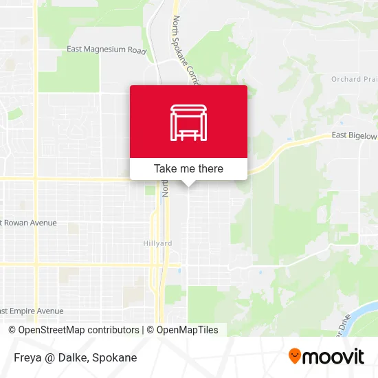 Freya @ Dalke map