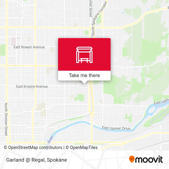 Garland @ Regal map